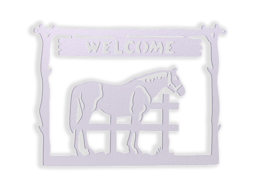 Welcome Horse Frame