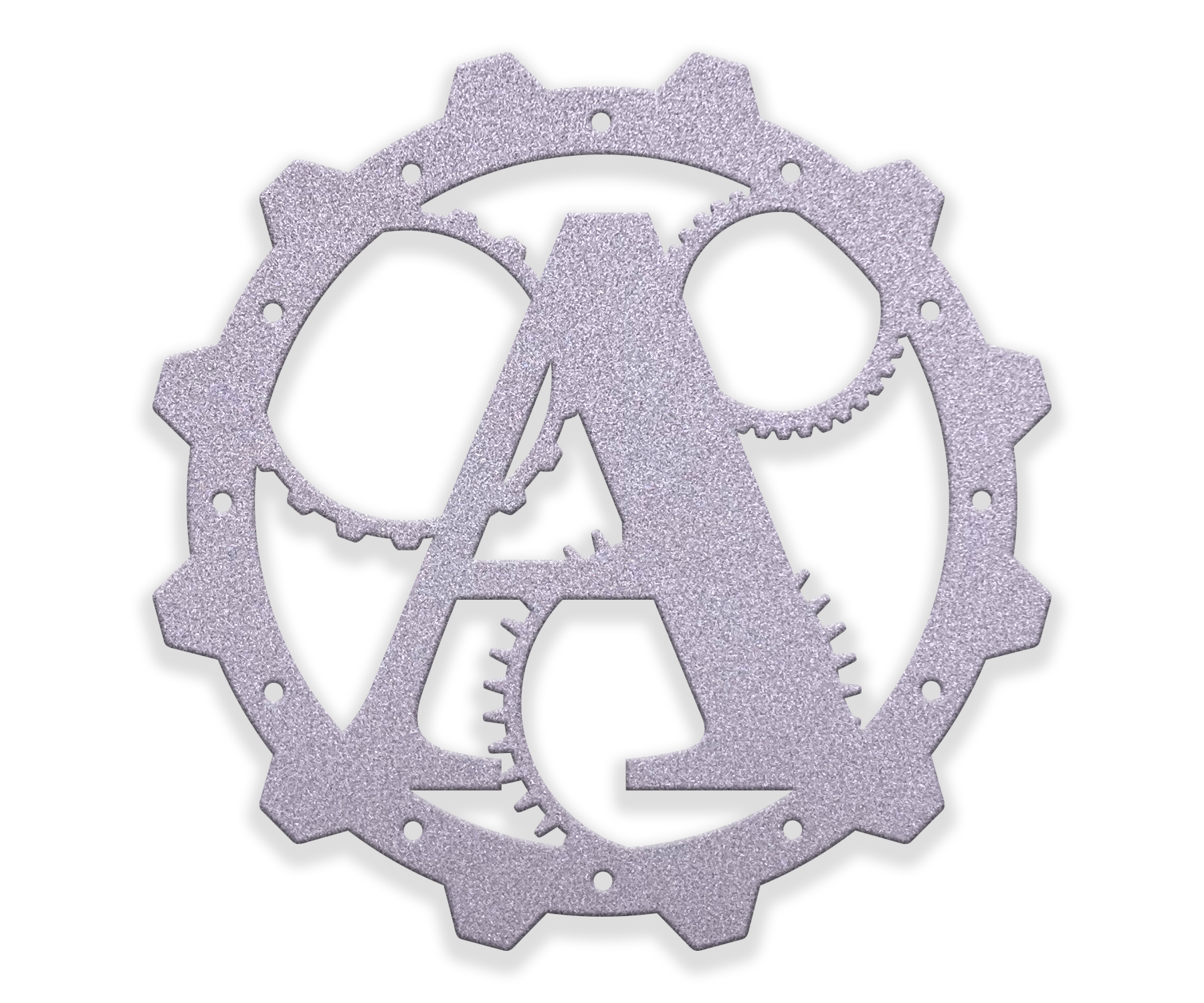 Custom Steel Monograms - Steampunk Industrial Metal Monogram