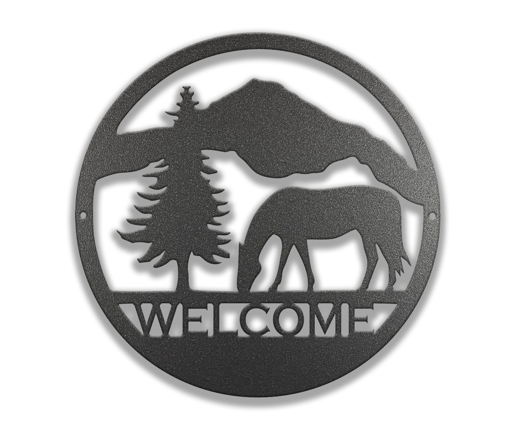 Horse Welcome Sign